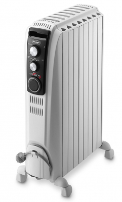 Delonghi Dragon-4 TRD40820T Oil Filled Radiator with Timer, 2KW White