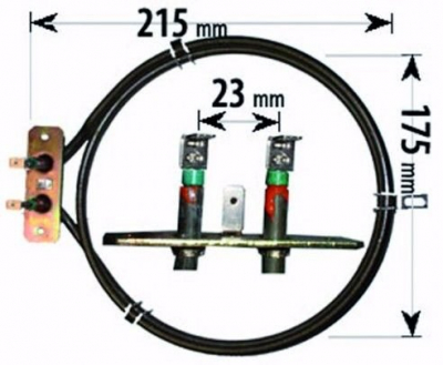 Candy Hoover Fan Oven Element 2000W