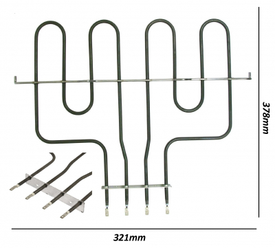 Replacement Dual Element 2660W for Hotpoint Creda Indesit