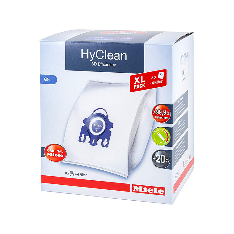 Miele GN HyClean 3D Efficiency Vacuum Bags X 4 Boxes Genuine XXL